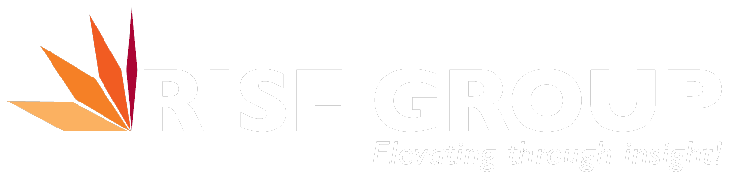 Rise Group Horizontal white logo